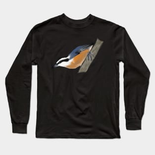 Red-Breasted Nuthatch Long Sleeve T-Shirt